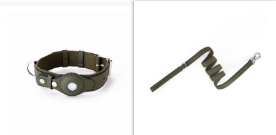 Leather Protective Cover for Airtag Pet Collar Tracker